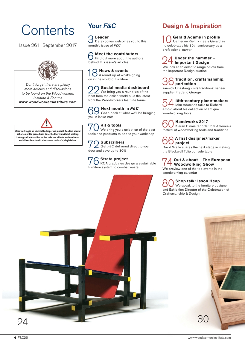 Furniture & Cabinetmaking 261 2017-09